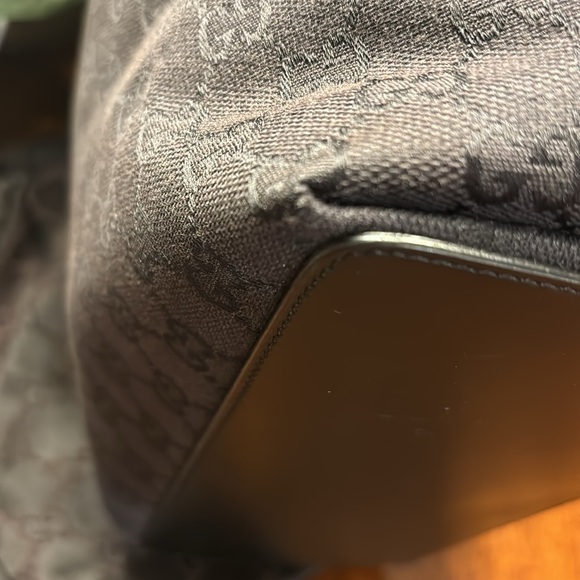 Gucci Black Canvas Tote Bag - Picture 4 of 13